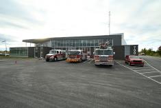 Une caserne de pompiers inaugurée dans la Vallée-du-Richelieu. Crédit : RISIVR