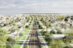Rimouski dévoile les images du projet de réaménagement de l’avenue de la Cathédrale. Crédit : Ville de Rimouski
