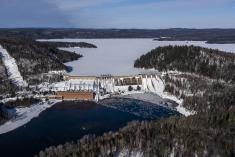 Réhabilitation de la centrale de la Trenche, une réfection majeure en Haute-Mauricie. Crédit : Hydro-Québec