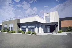 Un nouveau centre communautaire sera construit à La Doré. Crédit : Ardoises architecture