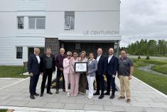 Inauguration du Centurion à Amos. Crédit : Société d'habitation du Québec
