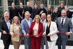 De nouveaux locaux pour l’école secondaire le Carrefour. Crédit : Centre de services scolaire des Patriotes