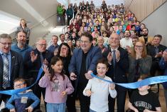 La nouvelle école Maribel de Sainte-Marie officiellement inaugurée. Crédit : Centre de services scolaire de la Beauce-Etchemin