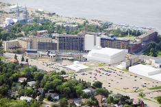 Agrandissement du bloc opératoire de l'Hôpital de Chicoutimi. Crédit : Centre intégré universitaire de santé et de services sociaux du Saguenay–Lac-Saint-Jean