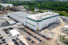 Produits Kruger inaugure sa nouvelle usine à Sherbrooke. Crédit : Produits Kruger