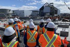 Le chantier de la plus grande bioraffinerie du Canada accélère. Crédit : Recyclage Carbone Varennes