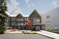 Construction de logements abordables pour des aînés à Stoneham-et-Tewkesbury. Crédit : Onico-Tergos