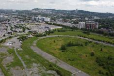 Appel à candidatures pour le redéveloppement d'un premier terrain sur le site Namur-Hippodrome. Crédit : Ville de Montréal